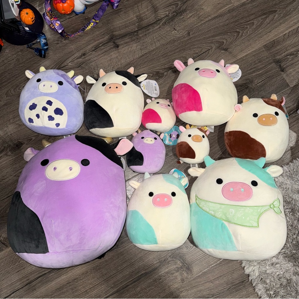 Cow Squishmallow Bundle